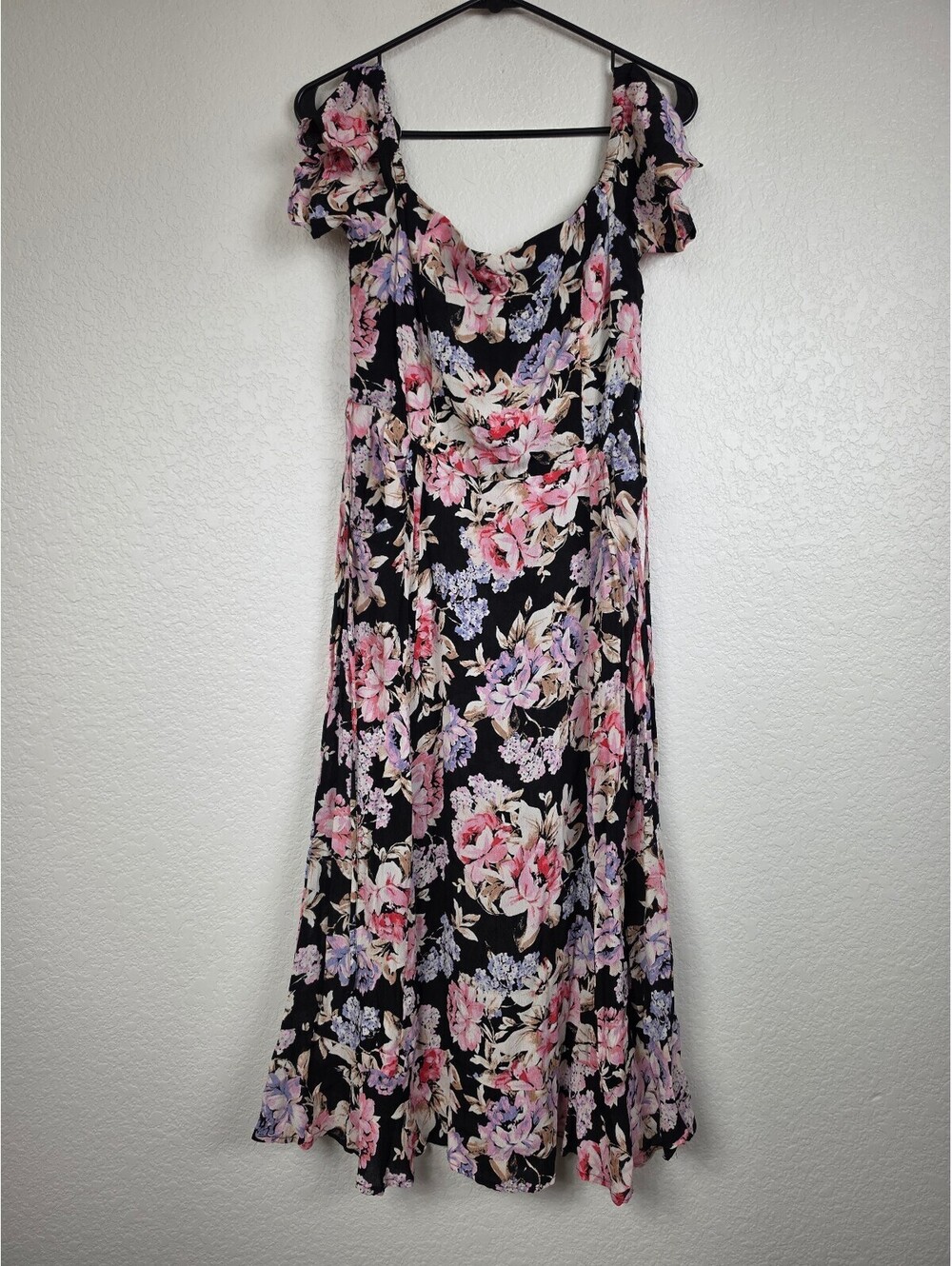 Anthropologie Band of Gypsies Floral Midi Dress Medium